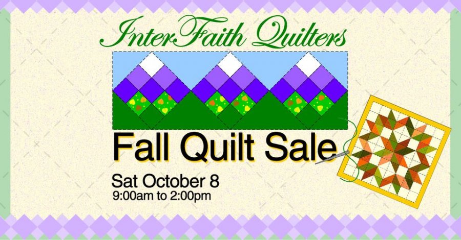Interfaith Quilters Fall, Boutique Quilt Sale