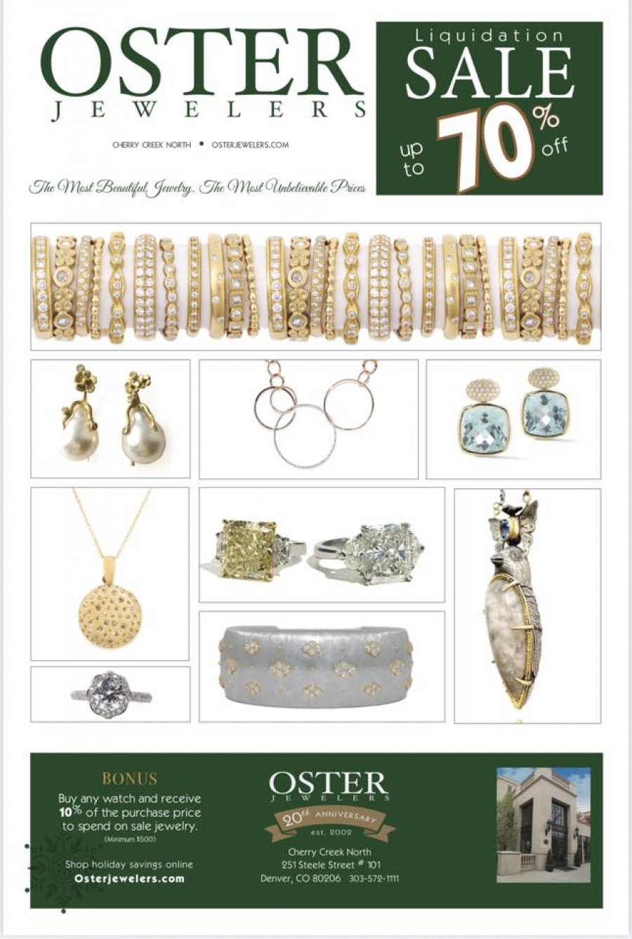 Oster Jewelers Holiday Shopping On Sale