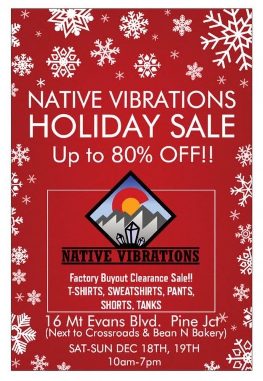 Native Vibrations Holiday Clearance Sale