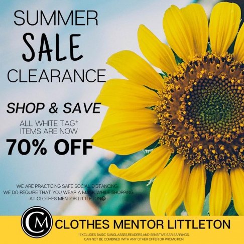 Clothes Mentor White Tag Summer Clearance Sale - Littleton