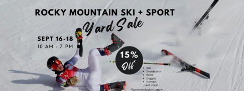 Rocky Mountain Ski and Sport Yard Sale