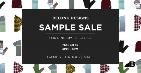 Belong Designs Sample Sale