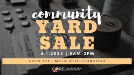 Community Yard Sale - Gold Hill Mesa